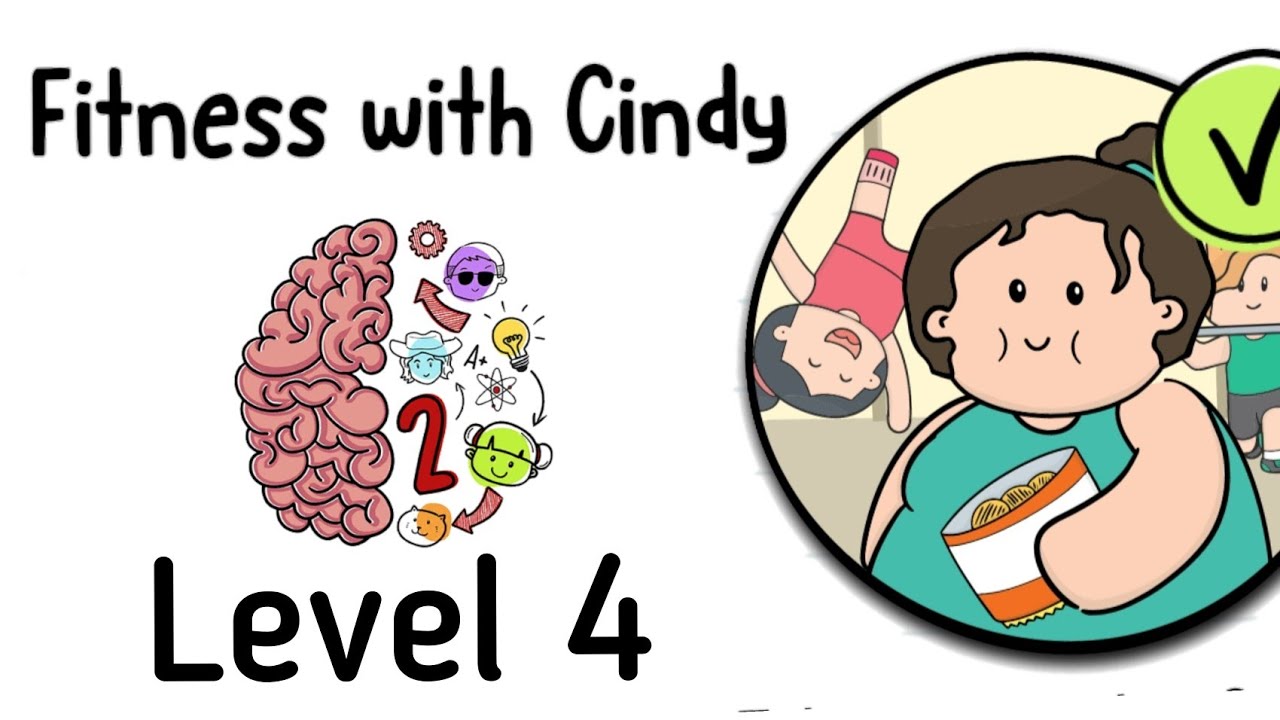 Brain Test 2: Tricky Stories - Fitness With Cindy Level 4 Walkthrough