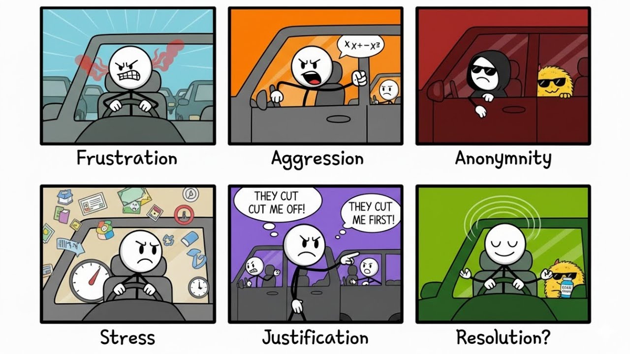 Почему вождение превращает обычных людей в монстров (Психология дорожной ярости)