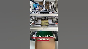 Tray Erecting Higher Quality Box Folding Machine Fruit Box Folding Machine