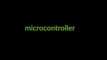 Microcontroller ,difference b/w microprocessor  and microcontroller