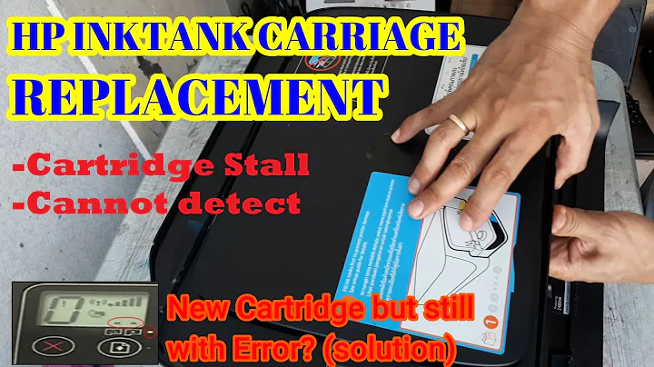 HP Ink tank Carriage Replacement