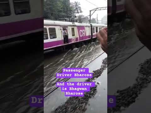 Passenger Driver BharoseAnd the driver is Bhagwan Bharose #rain #viralvideo