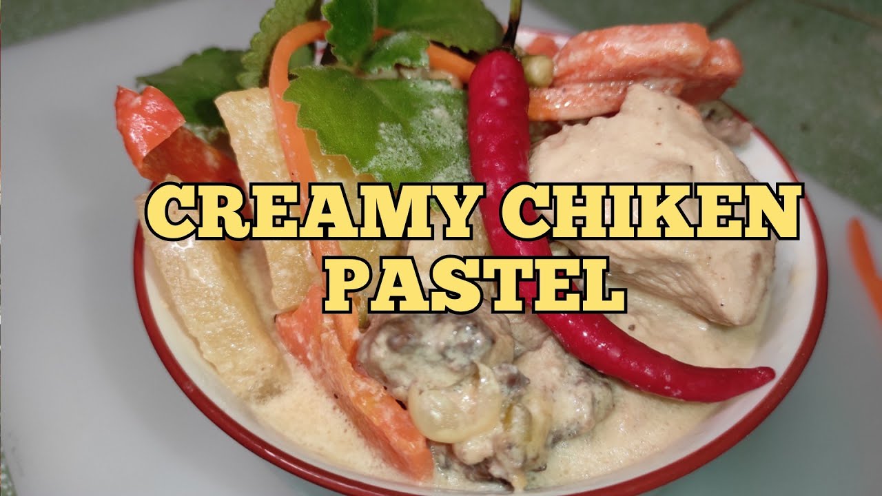 CREAMY CHICKEN PASTEL with POTATOES AND PINEAPPLE SLICE YouTube