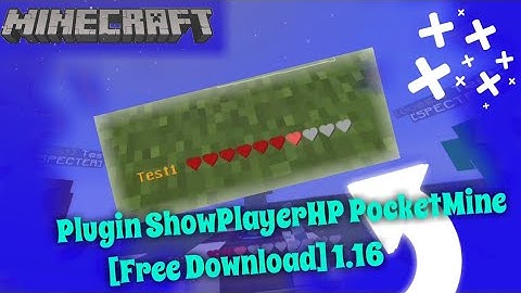 ShowPlayerHP Plugin 1.16 Free Download !!| PocketMine | Minecraft #10