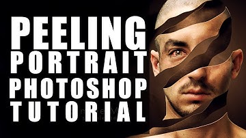 How to create head peel in Photoshop - Photo manipulation tutorial - Photoshop tutorial