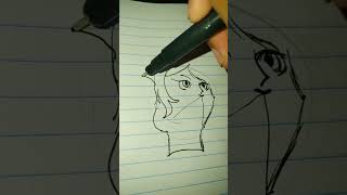 como desenhar a cabeça bugada da frieren 🌃✨🔥