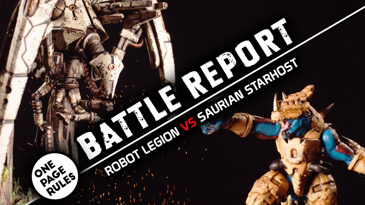 OPR GRIMDARK FUTURE | Robot Legion vs. Saurian Starhost | Road to OPR #5 | DICED