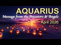 AQUARIUS 'AN IMPORTANT OFFER BRINGS A BIG DECISION!' Angel &amp; Ancestors Messages – April 2026 Tarot ✨