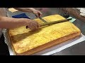 巨大黃金蛋糕 - 台灣街頭美食 / Giant Golden Cake - Taiwanese Street Food