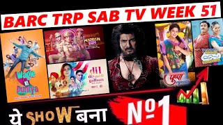 Sab TV Week 51 (2022) TRP - Sony Sab Week 51 Main Trp - Sab TV Shows TRP List