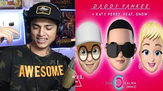 Video voorbeeld van "[Reaccion] Con Calma Remix - Daddy Yankee + Katy Perry feat. Snow (Official Lyric Video) Themaxready"