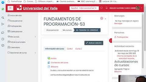 Fundamentos de programación Clase 1-2 Presentacion del curso