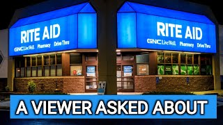 A Viewer asked me about Rite Aid Stock - $RAD
