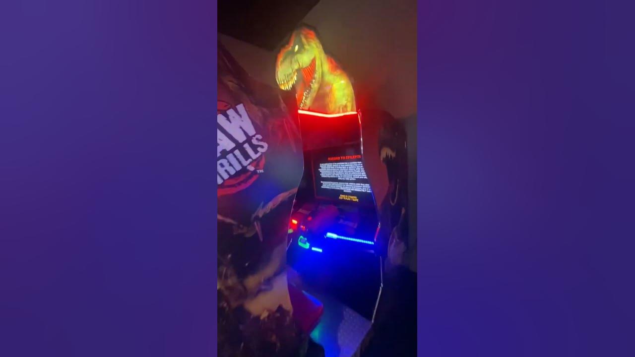 Jurassic Park Raw Thrills Arcade Machine YouTube