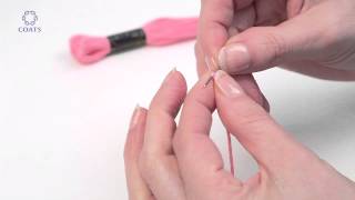 Learn How To Thread a Needle with Anchor Soft Cotton   Embroidery Beginner   German screenshot 3