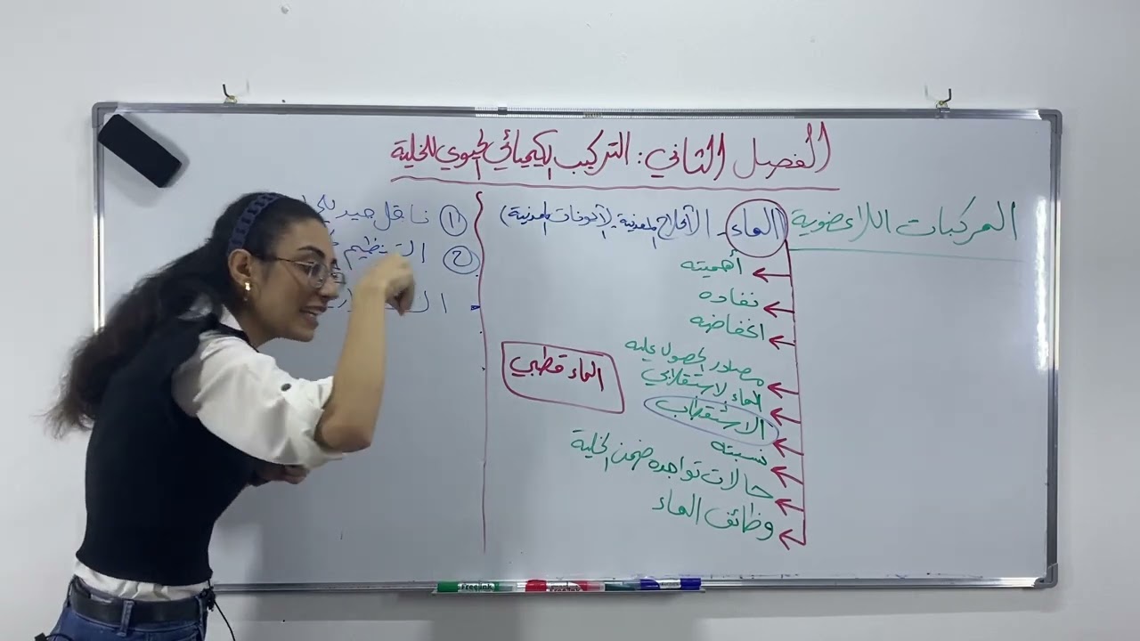 الفصل الثاني بيولوجيا - الماء الجزء الثاني