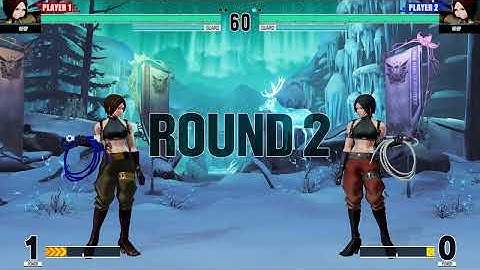 KOF XV | Whip 💥 Whip (mirror match) | Jacketless mod | CPU vs CPU AI vs AI