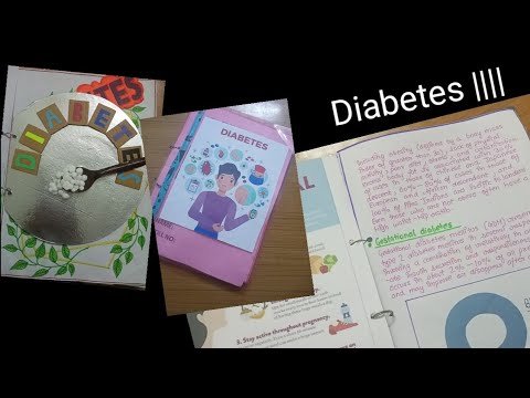 how to make a project file on diabetes