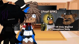 Fnaf 1 React To Showtime But Cursed Read Desc Ft.new Character