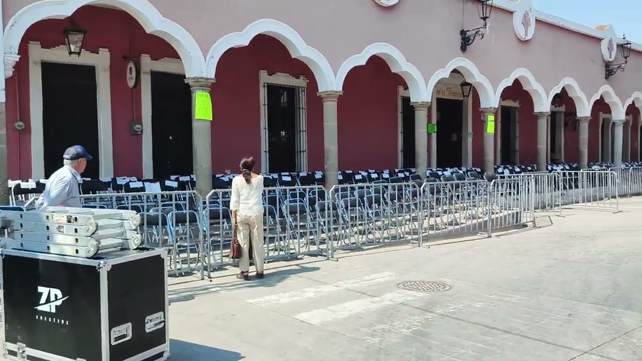 Centro Histórico de Sayula previo al Desfile de Comparsas del Carnaval, 13 de Febrero de 2026.
