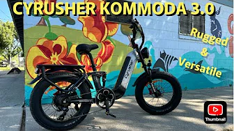 THE CYRUSHER KOMMODA 3.0 IS RUGGED, STYLISH AND FAST!