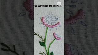 padded Satin Stitch #begginers #viral #tutorial #handembroidery