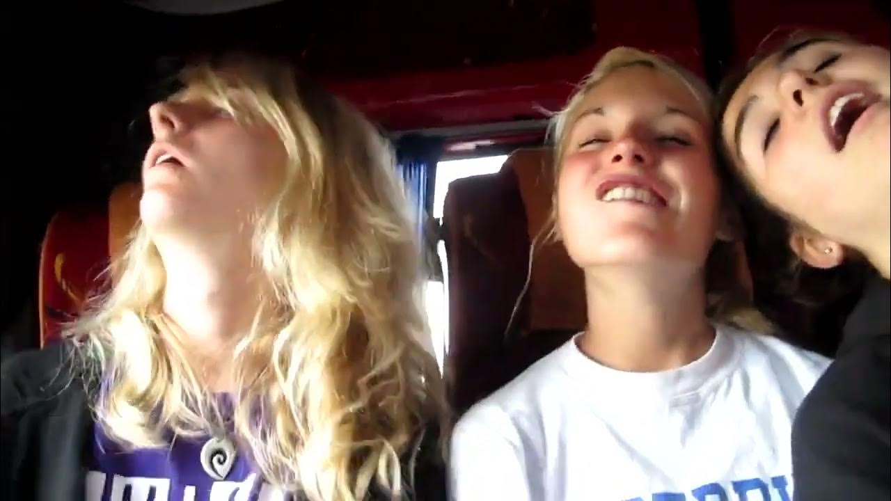 Girl falling asleep bus YouTube