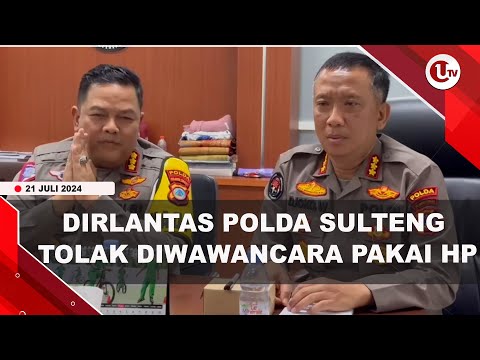 DIRLANTAS POLDA SULTENG MINTA MAAF USAI HINA JURNALIS | U-NEWS