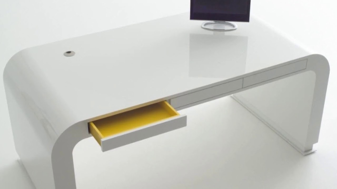 Small Modern Computer Desks Furniture Youtube