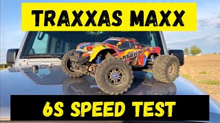 How FAST is my TRAXXAS MAXX on 6S LiPo