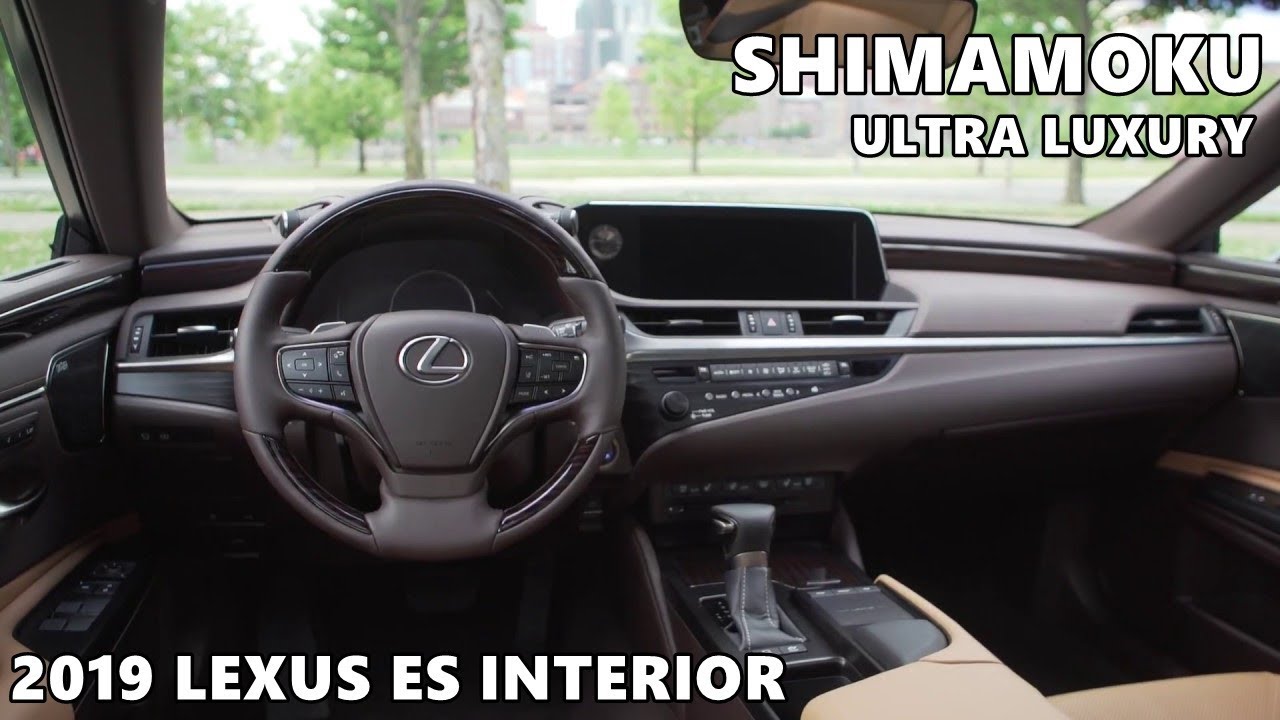 2019 Lexus Es Interior Shimamoku Brown Ultra Luxury