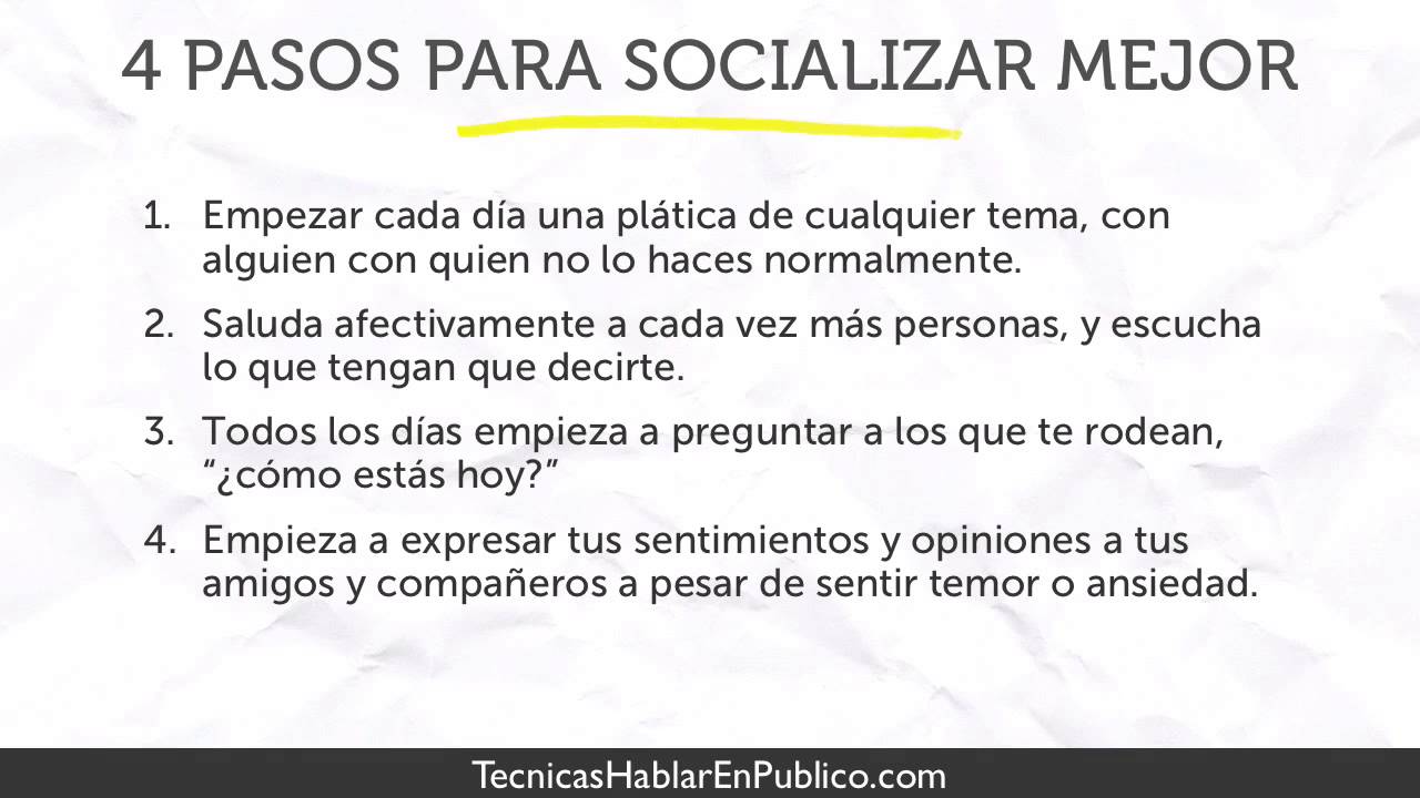 Tecnicas para controlar la timidez