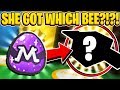 I Can't Believe She Got This Mystery Gifted Mythic Bee In Roblox Bee Swarm Simulator