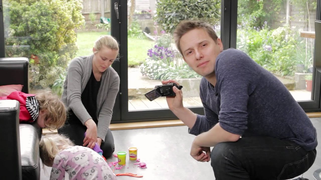 Family Using Filming Camera Panasonic HD Camcorder - 5 Tips to film the family - YouTube