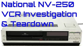 EW0107 - National NV-250 VHS VCR Teardown