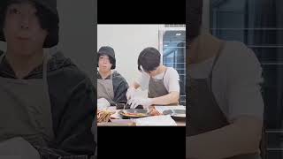 Jungkook Enjoying His Food And Jimin Struggling With Kimbap