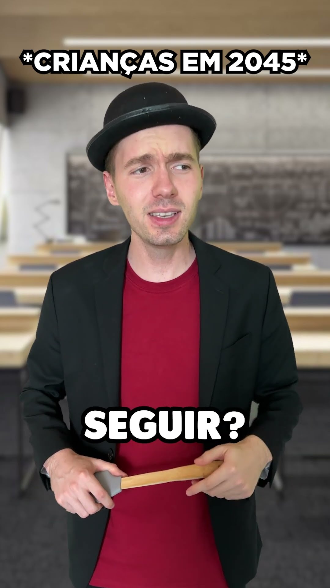 Crianças na escola em 2045 #shorts