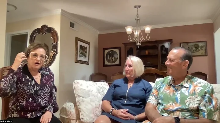Janice Wood with Debbie and Rob Feldman
