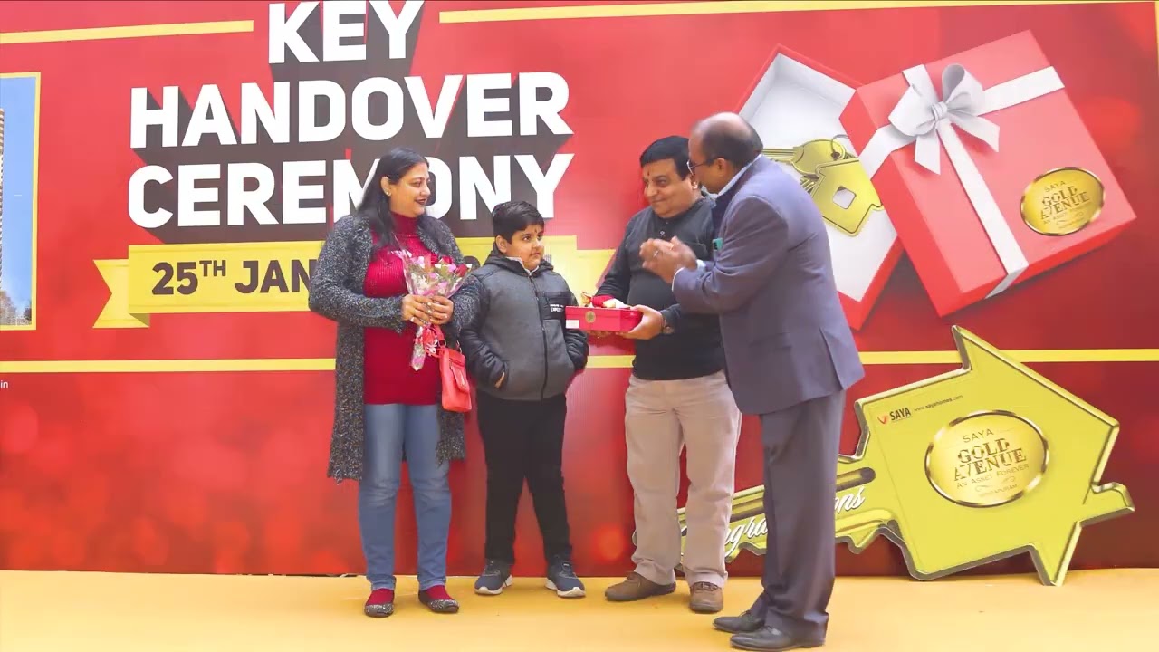 Key Handover Ceremony at Saya Gold Avenue