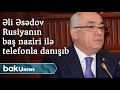 Baş nazir Əli Əsədovla Rusiya Hökumətinin sədri arasında telefon danışığı olub - Baku TV