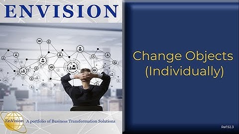 52 3 Change Individual Envision Objects