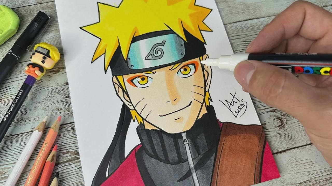 How to Draw Sage Mode Naruto - Step by Step