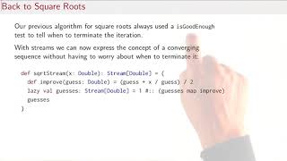 2.4 Computing with Infinite Sequences