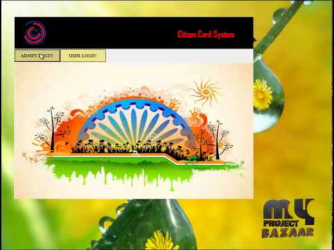 Final Year Projects 2015 | Citizen card system