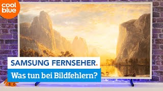 Was tun bei Bildfehlern oder Streifen bei einem Samsung Fernseher? screenshot 1