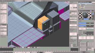 Blender Space Ship Model Time Lapse