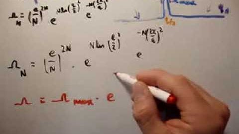 Thermodynamics 21 : Einstein Solid 5 Sharpness of Multiplicity