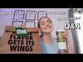 WINGSTOP MUKBANG + Q&A *answering questions i don't usually answer*