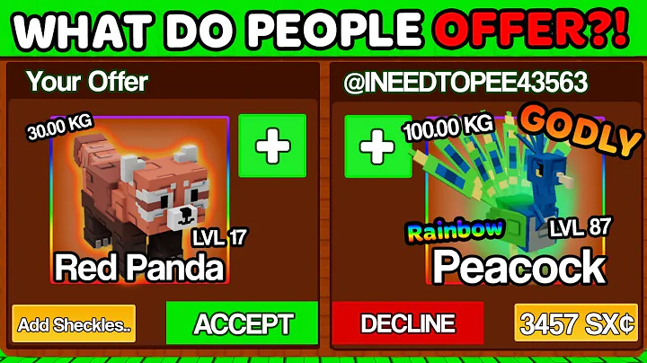 What People Offer For The Red Panda in Grow A Garden..