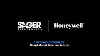 Honeywell TruStability Board Mount Pressure Sensors